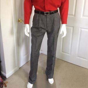 Oakton Limited colorful vintage tweed grey slacks